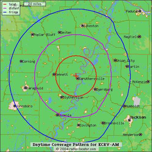 Area Coverage Map
